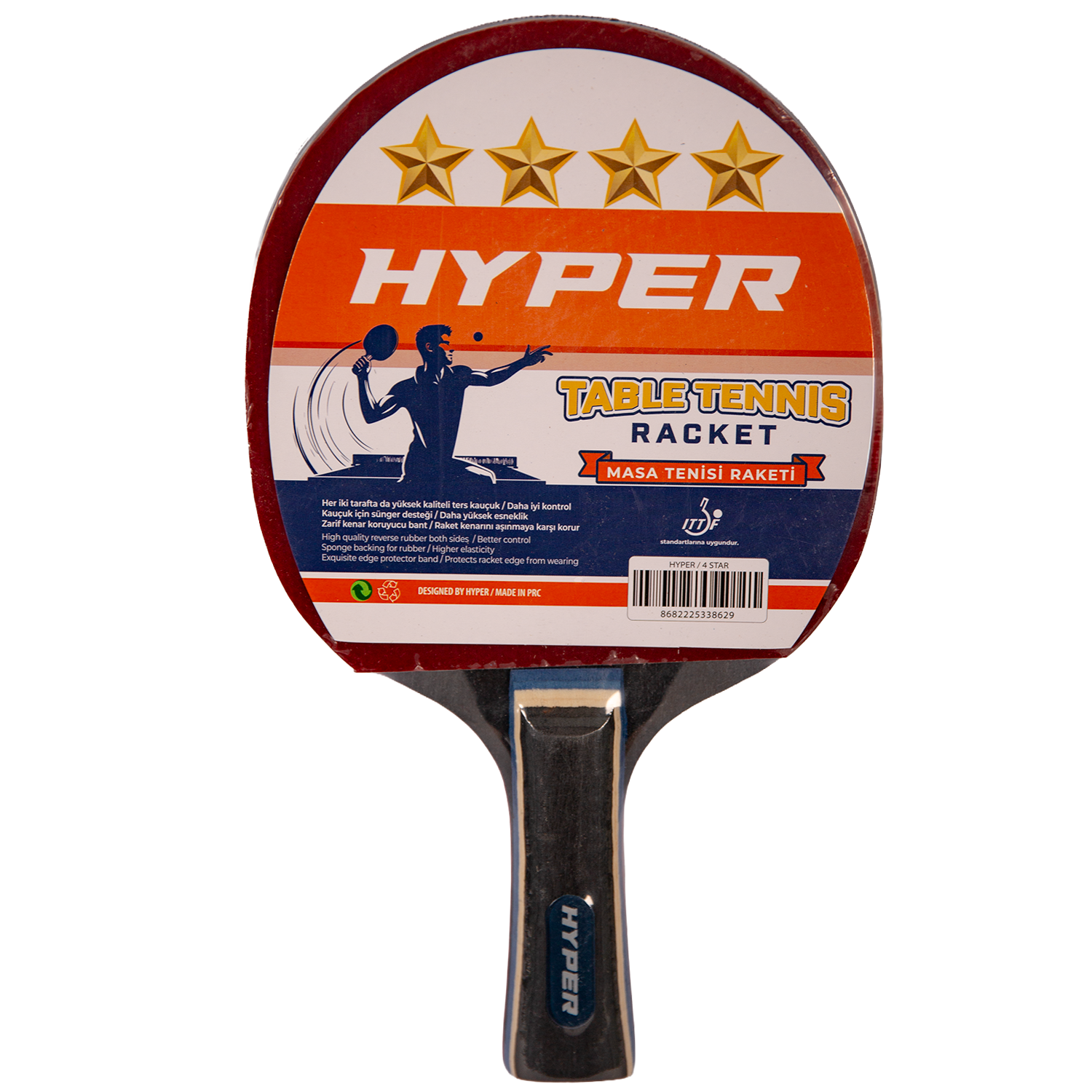Hyper Masa Tenisi Raketi 4 Yıldız Hyper Masa Tenisi Raketi 4 Yıldız